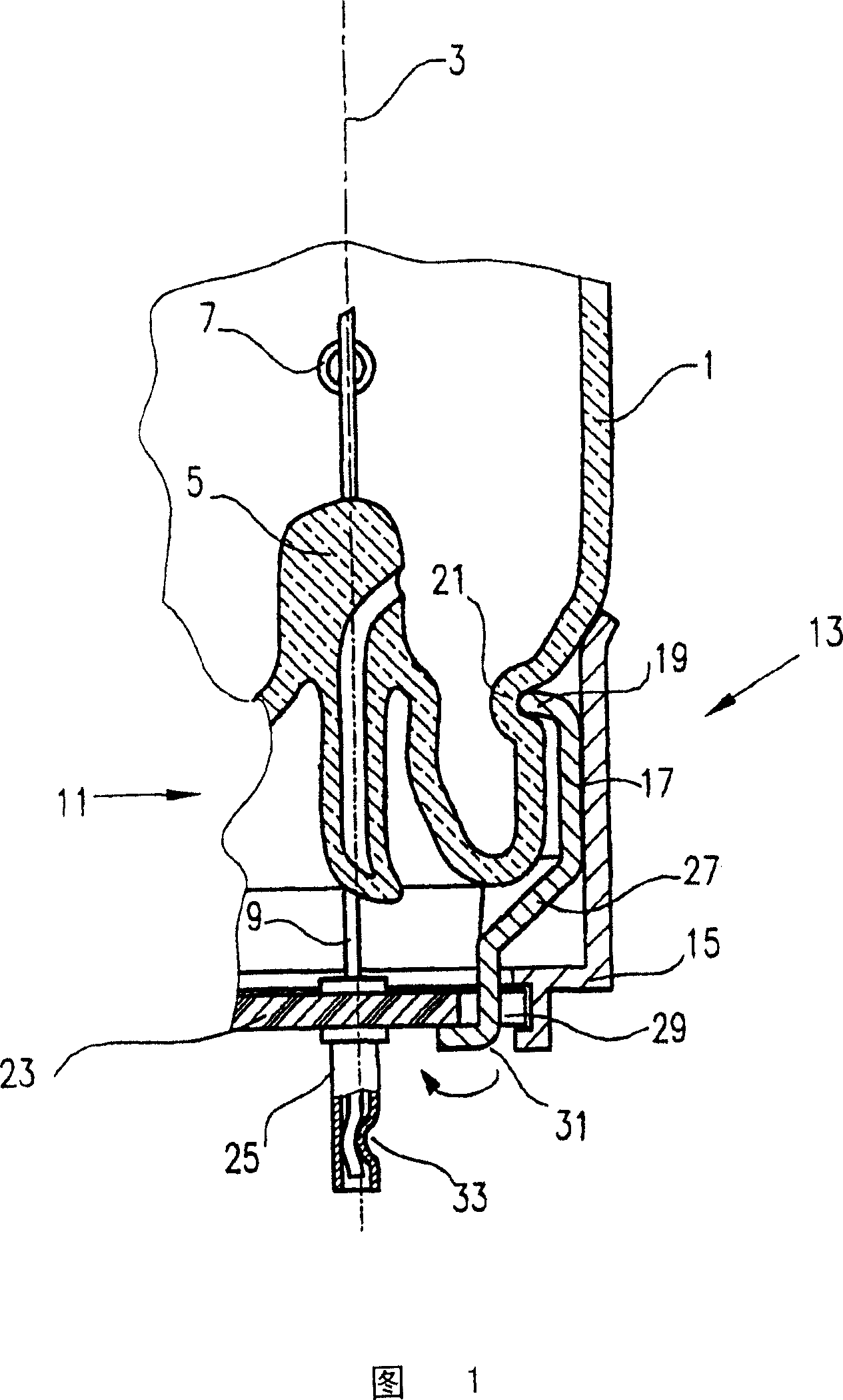 Base for low pressure discharge lamps