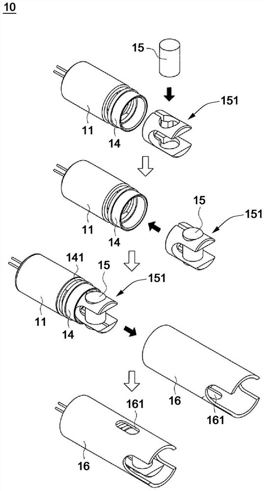 Microminiature laser linear module