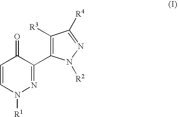 Heteroaryl substituted pyridazinone derivatives