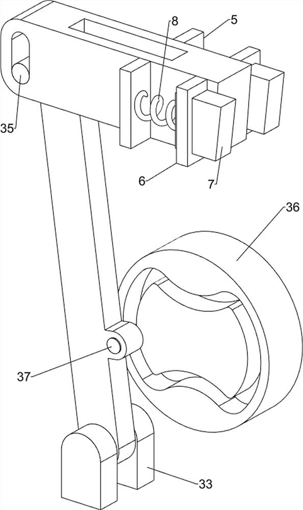 A device for removing tails of nails and screws for food processing