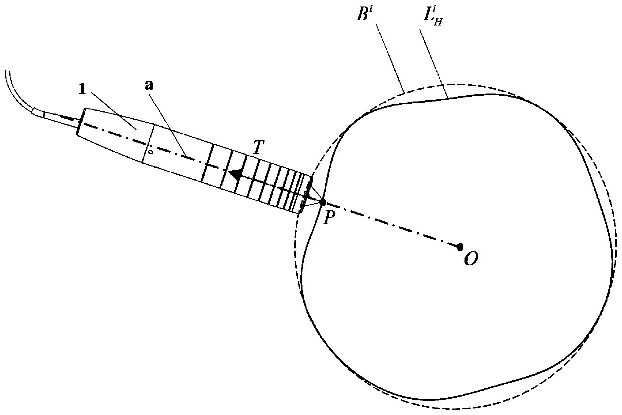 In-situ measurement planning method for high-steepness complex curved surface