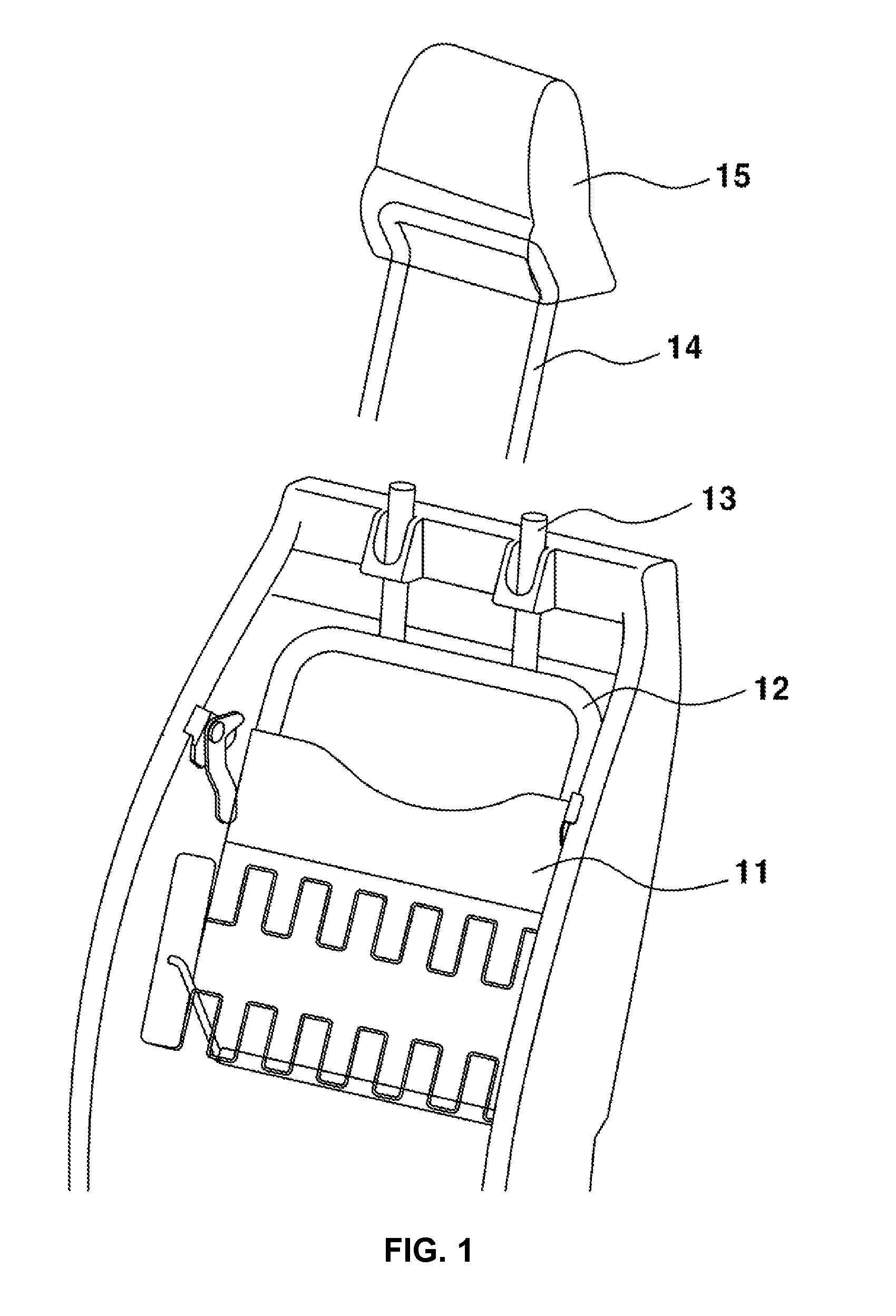 Vehicle seat having improved performance of reducing whiplash injury