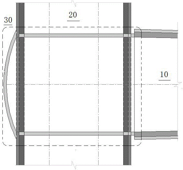 The Structure and Technology of the Inclined Shaft Entering the Main Tunnel of Metro Tunnel with Double-track Mine Method