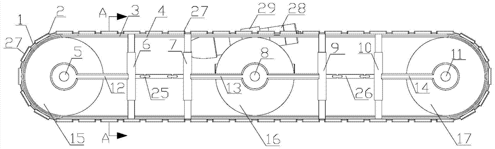 Welding joint flaw detection device