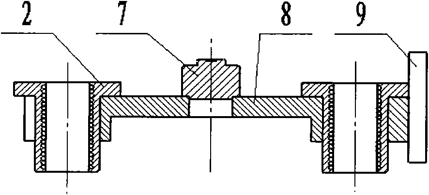 Test instrument of flame sensitivity of loading material for initiating explosive device