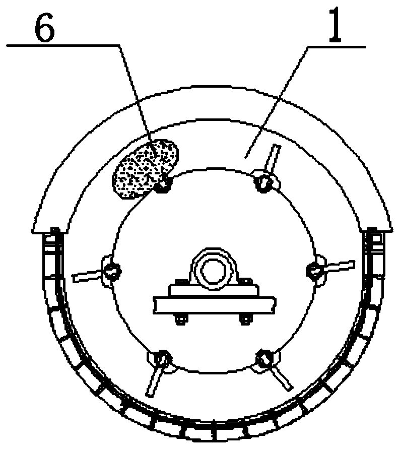 Timing drive system for inhibiting multi-drum threshing vibration and grain combine harvester