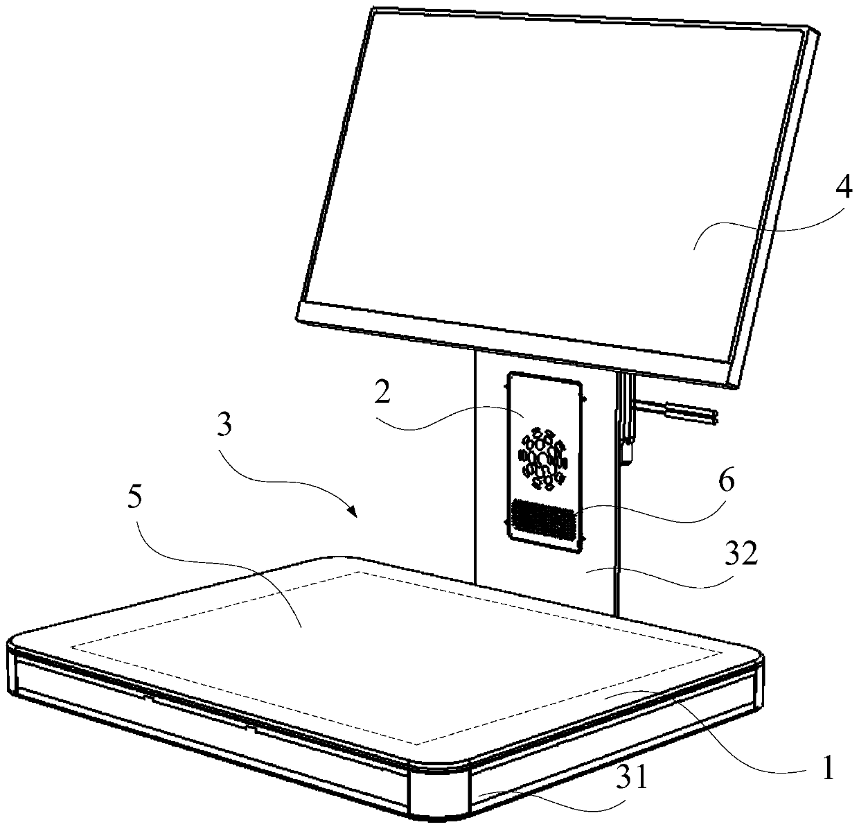 Checkout counter provided with indicator light and control method of checkout counter