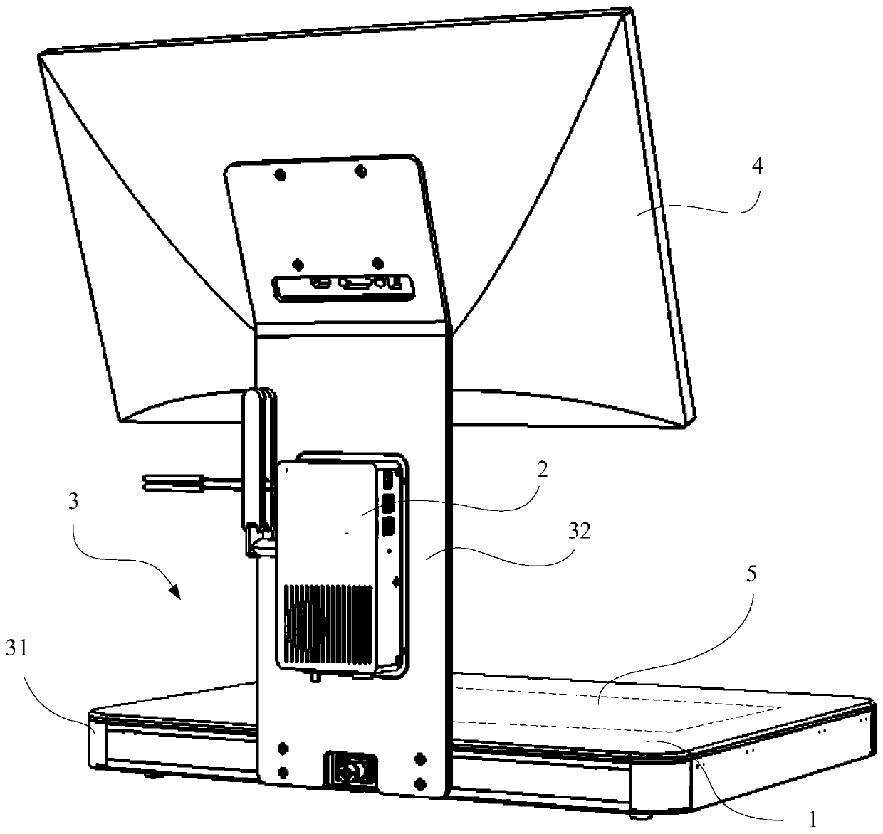 Checkout counter provided with indicator light and control method of checkout counter