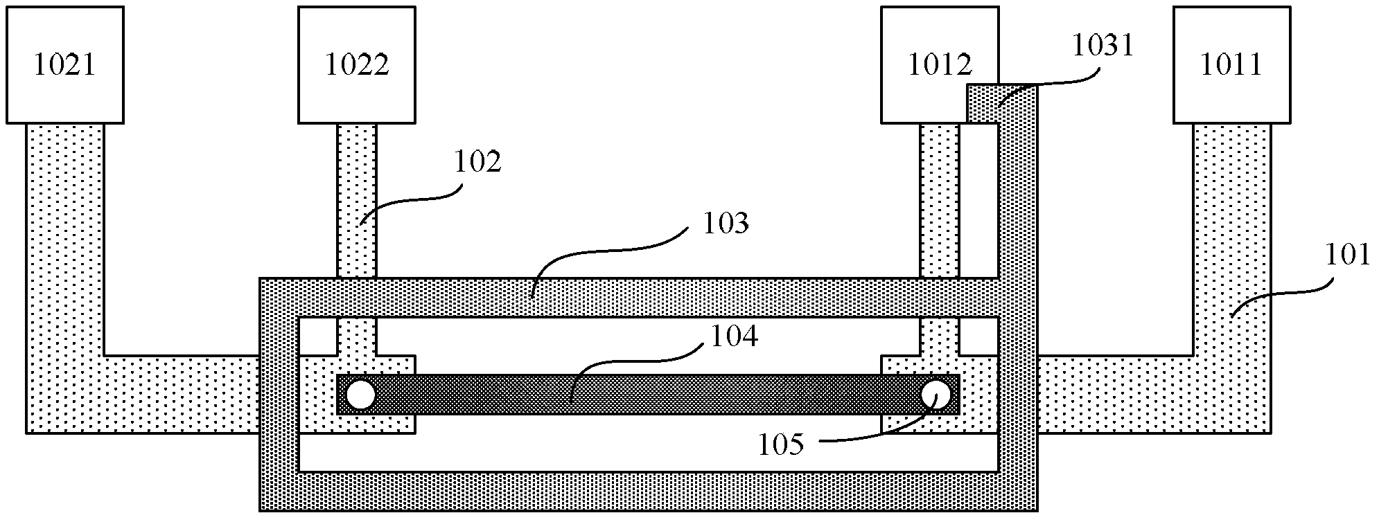 Electromigration reliability test structure and use method thereof