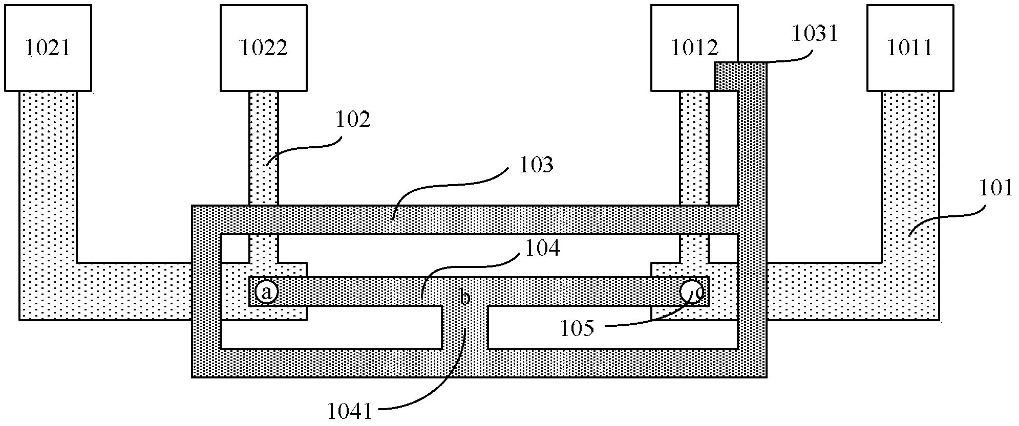 Electromigration reliability test structure and use method thereof