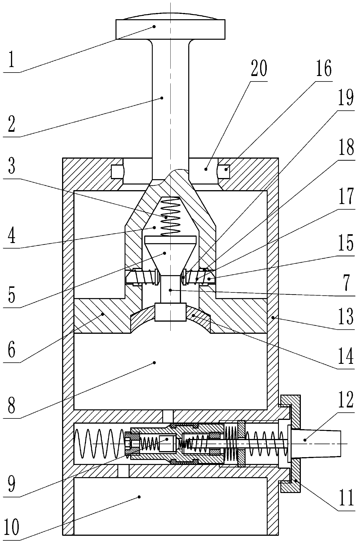 Cupping glass with adjustable negative pressure value