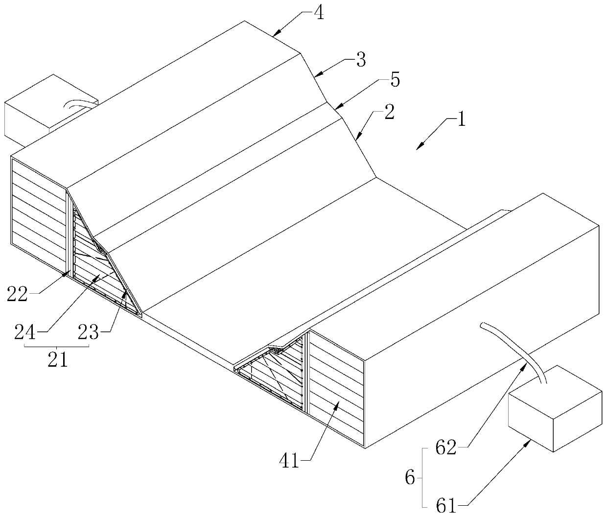 Ecological channel revetment and construction method thereof