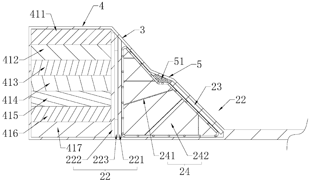 Ecological channel revetment and construction method thereof