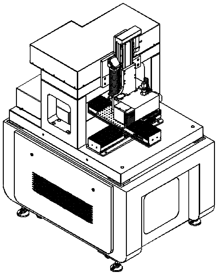 Method for carrying out colorful marking on surface of mirror metal material by using femtosecond laser