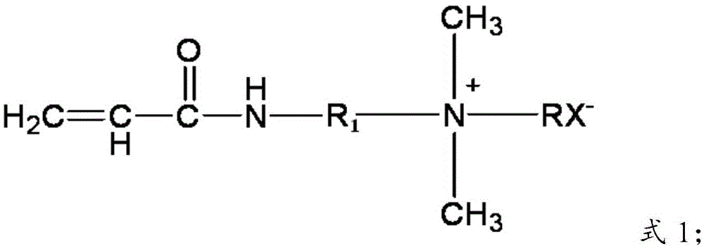 Long-chain alkyl quaternary ammonium salt monomer, preparing method thereof and association polymer