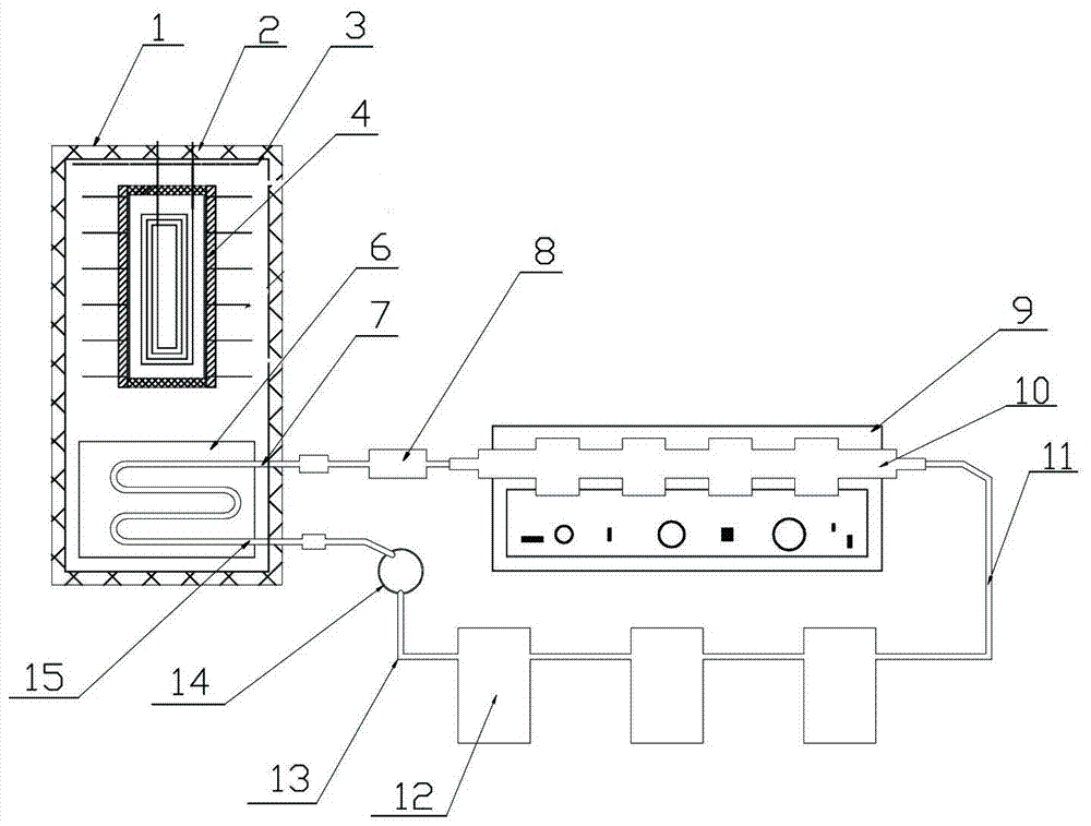 Regenerative heat conduction oil heating system provided with built-in electromagnetic heater