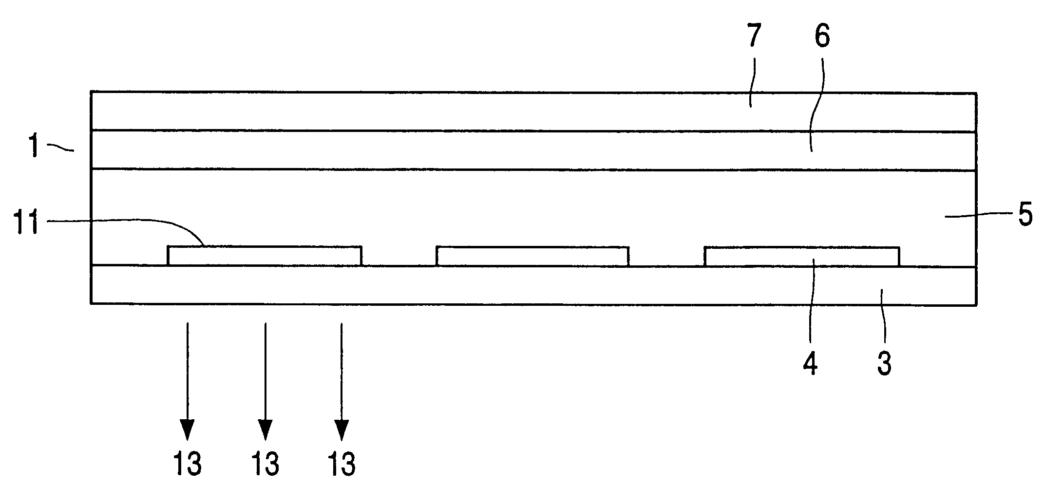 Led comprising a conductive transparent polymer layer with low sulfate and high metal ion content