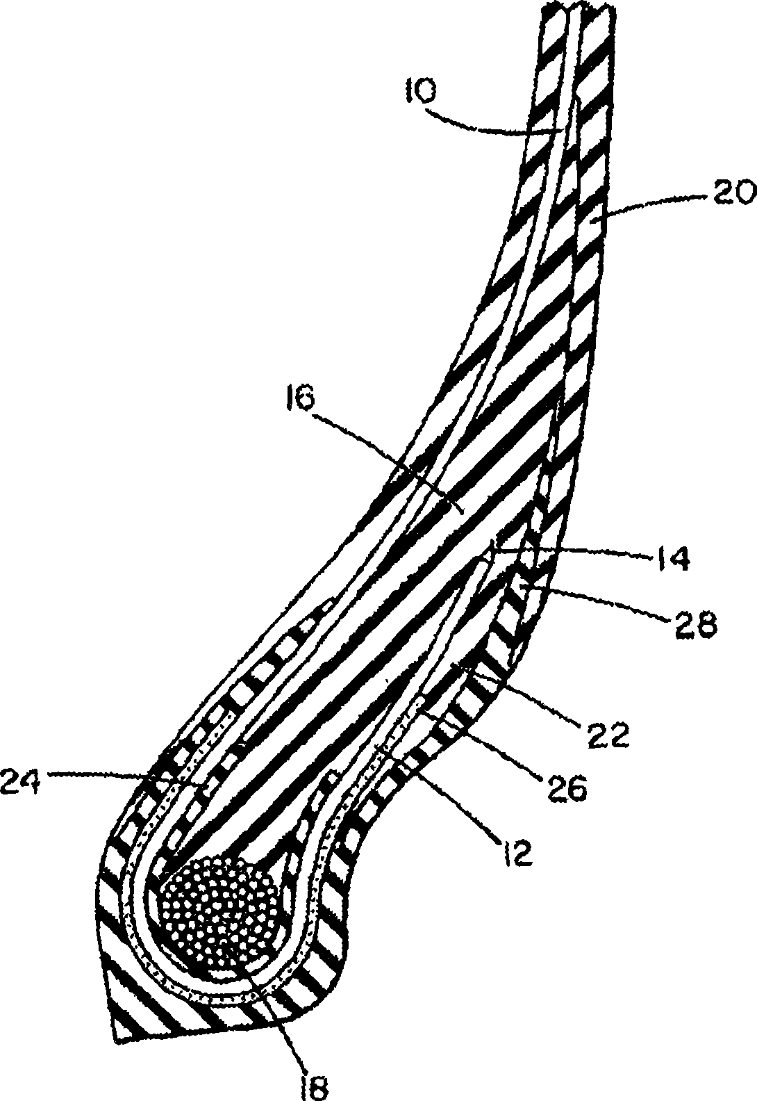 Tire with component containing aramid fibers