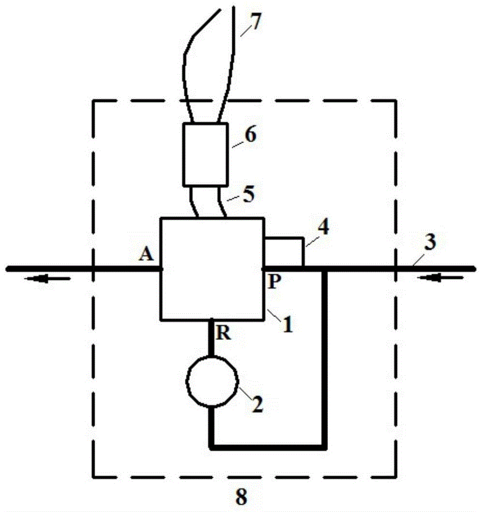 Air-throttling device and air supply method for shell-breaking cylinder