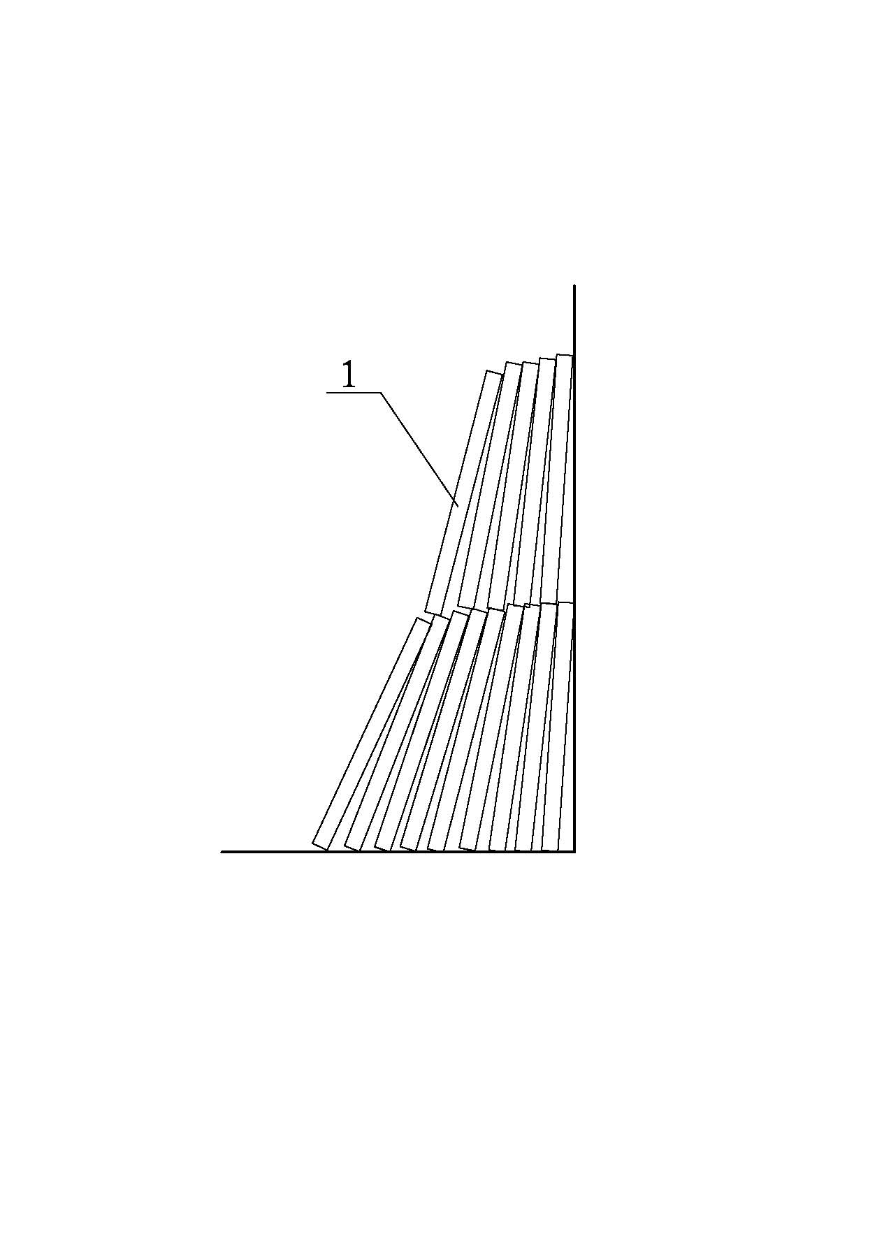 Method for stacking ceramic tiles