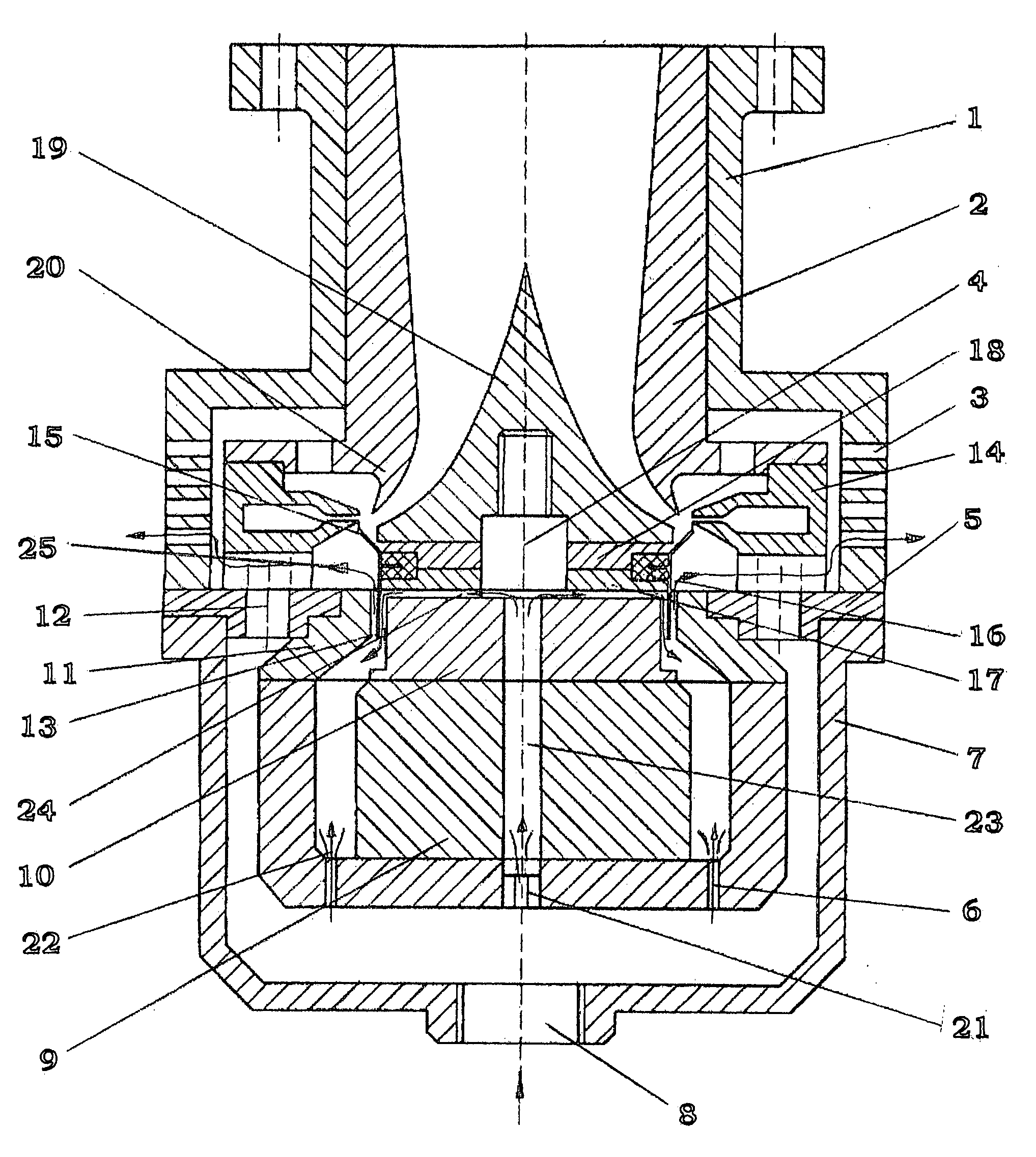 High-frequency pneumatic loudspeaker for audio broadcasting