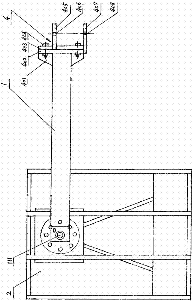 Hanging basket device special for autocrane