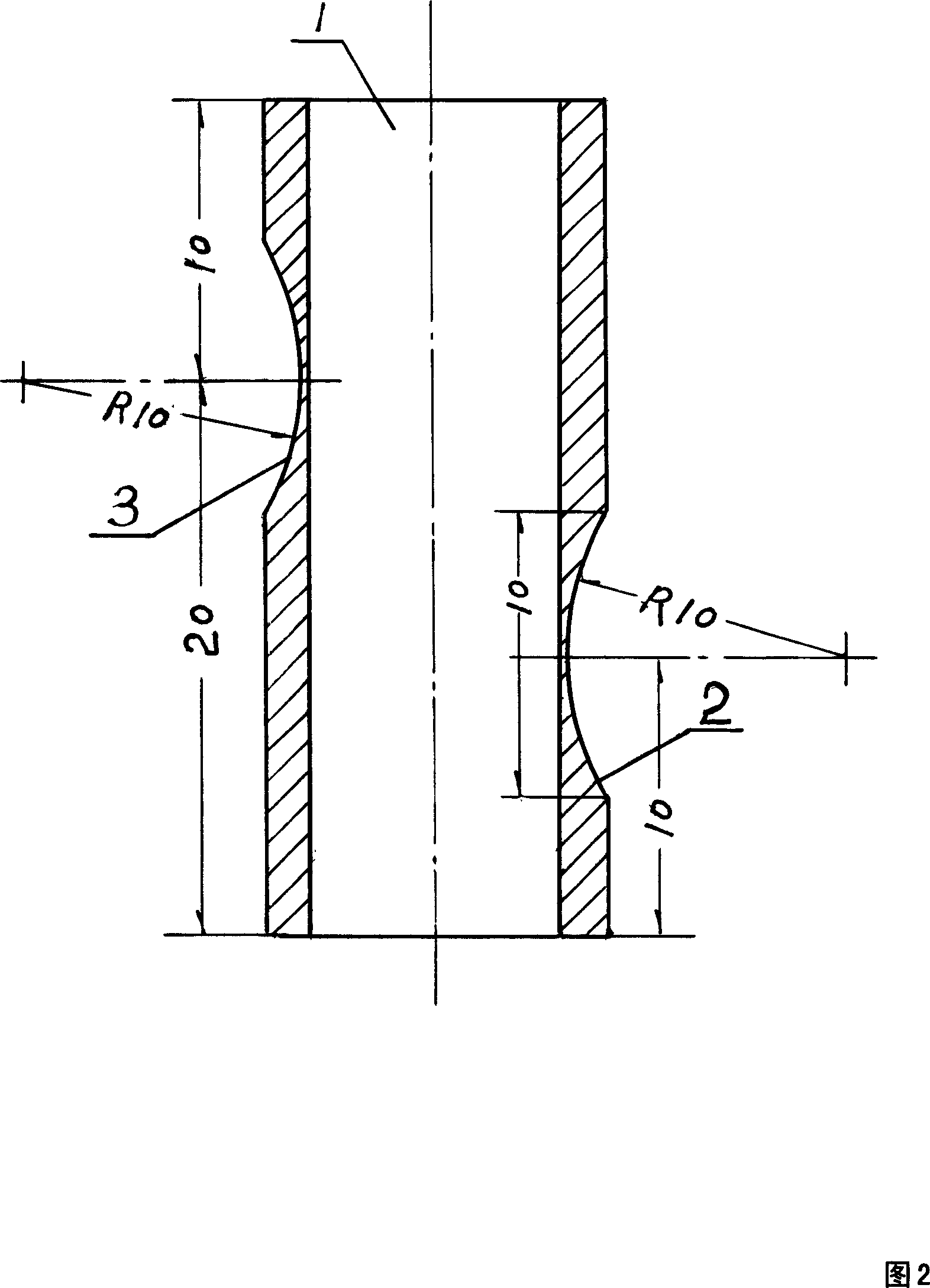 Apparatus for correcting holding posture of hard-tipped pen writing