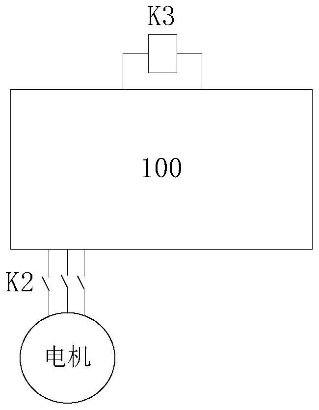 Redundant self-locking drive control device for frequency converter of cigarette equipment