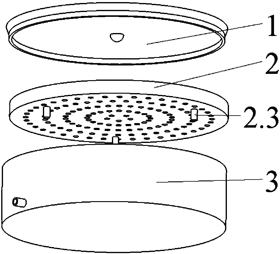Petri dish for cultivating plasmopara viticola