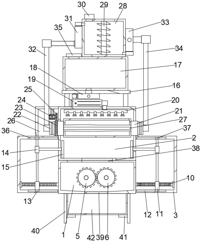 Spray dryer for inorganic blocking agent production and production process