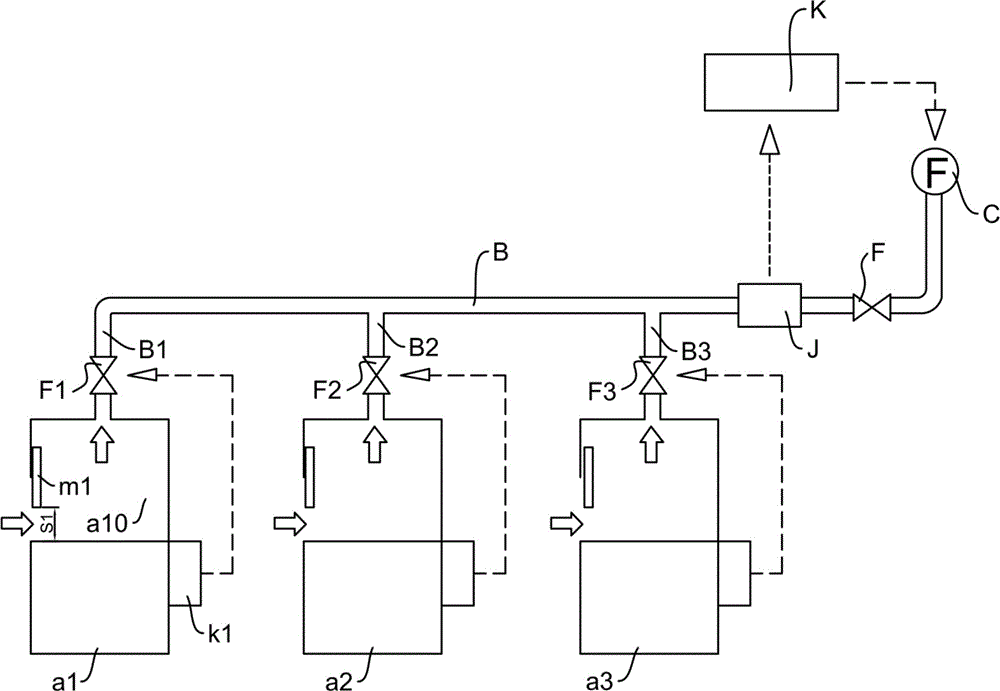 Air volume adjusting valve with novel structure