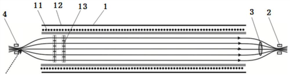 Magnetic focusing flight tube and magnetic focusing time-of-flight spectrometer