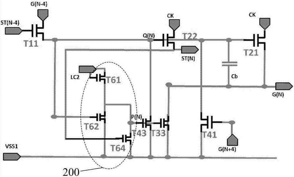 GOA circuit and LCD device