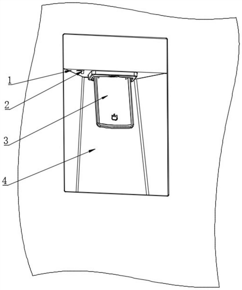 Water outlet adjustment components, water dispensers and refrigeration equipment