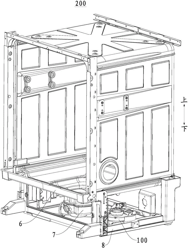 Water level protection device for dish washing machine and dish washing machine having water level protection device