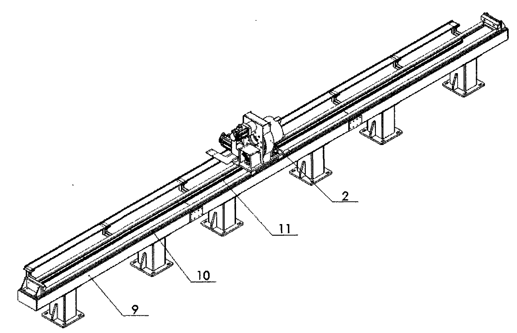 Full-automatic single-tube pin welding device