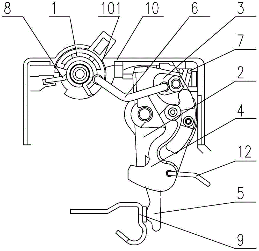 Operating mechanism of modularized breaker