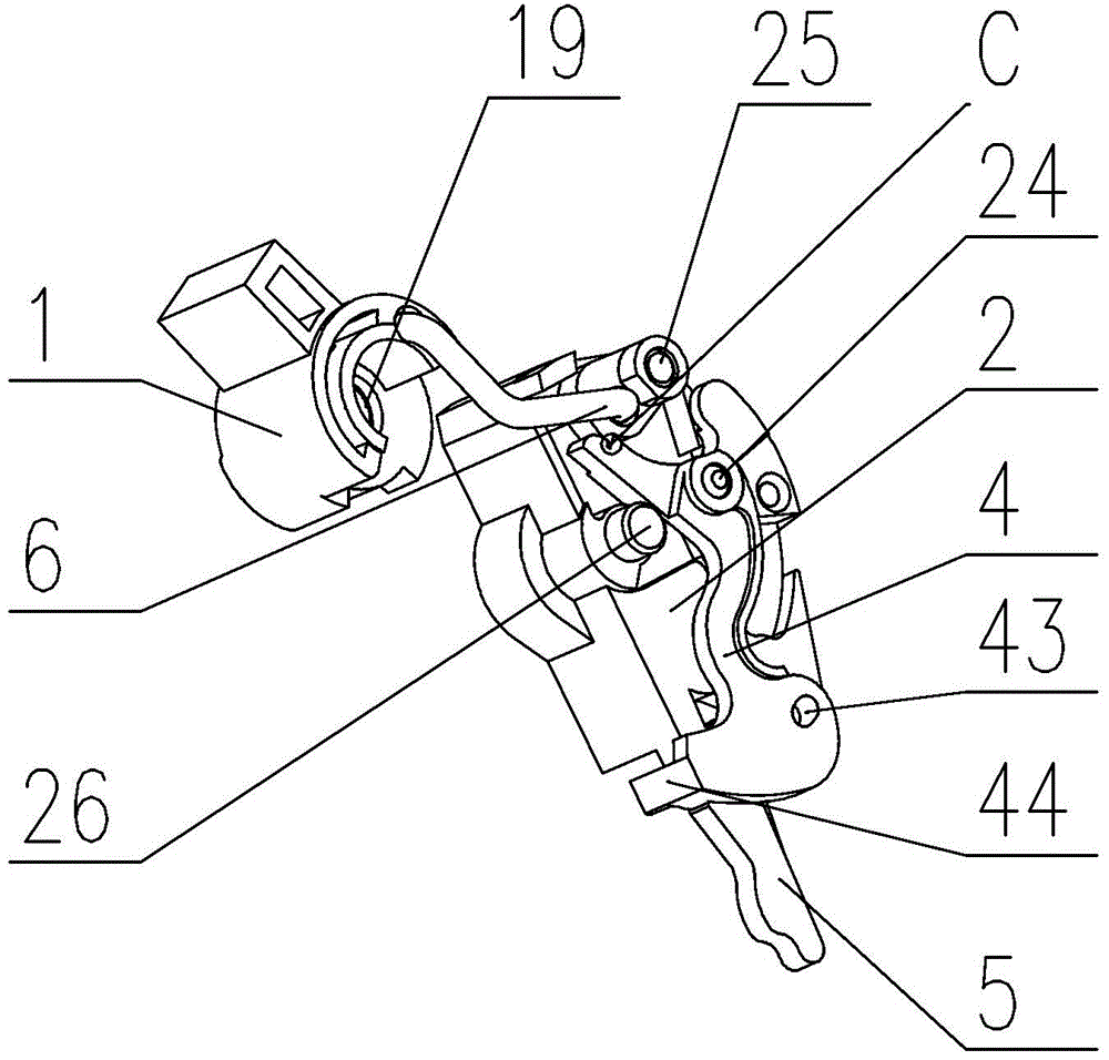 Operating mechanism of modularized breaker
