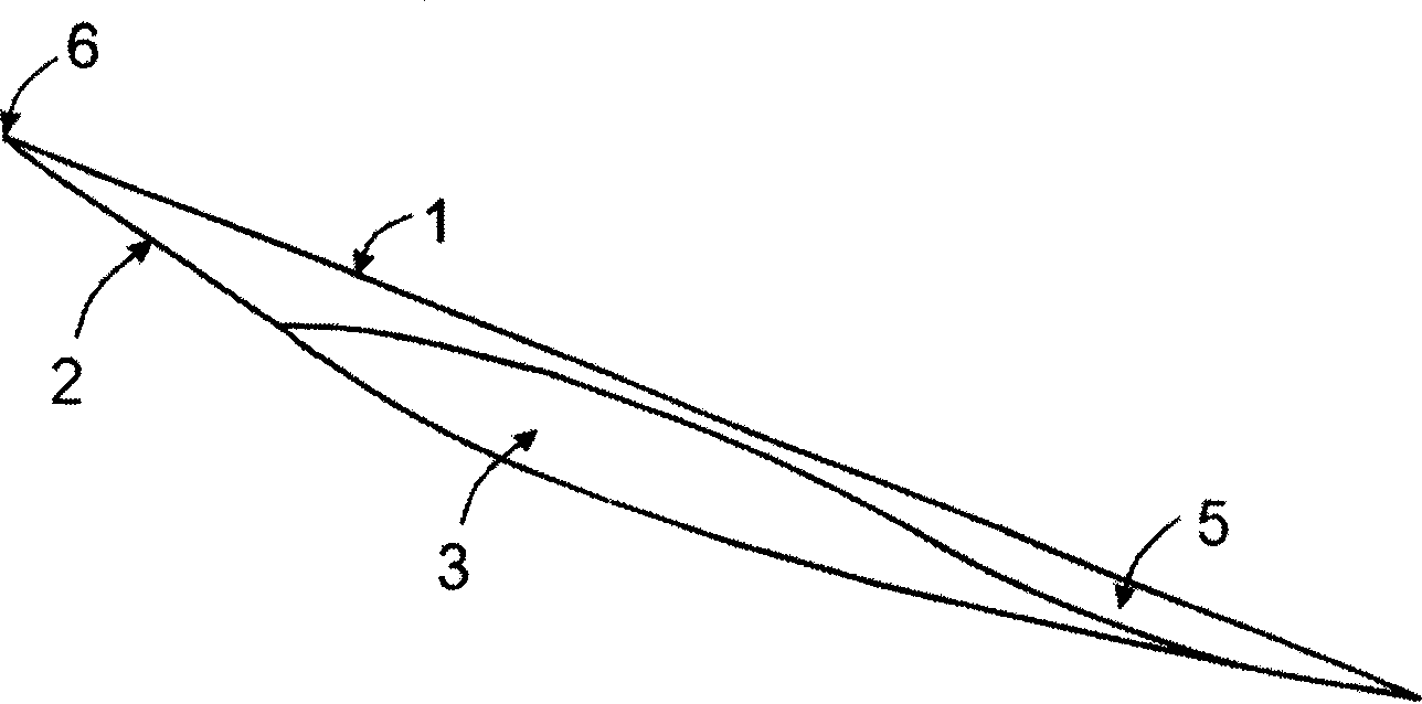 Supersonic wing of supersonic spiral natural-gas separator