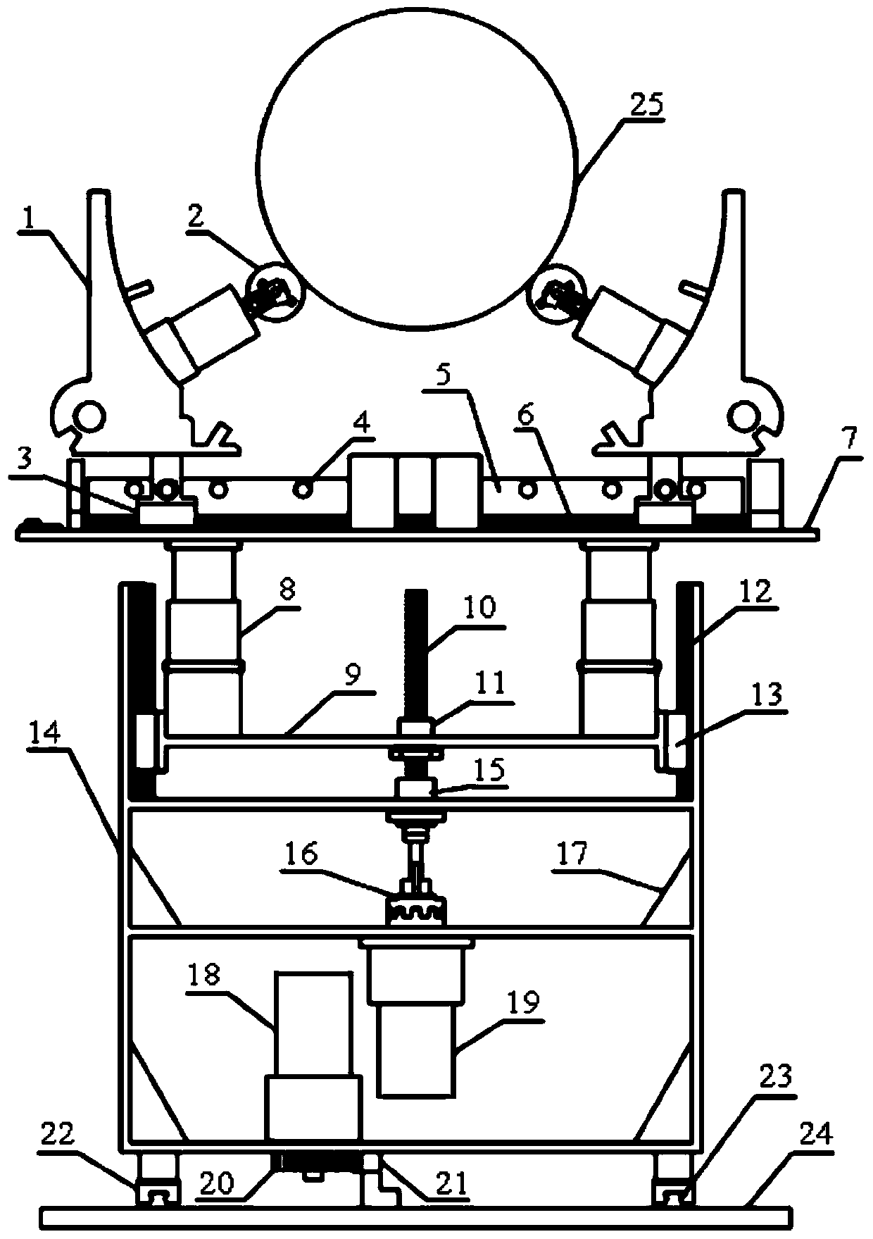 Cylindrical cabin docking assembly