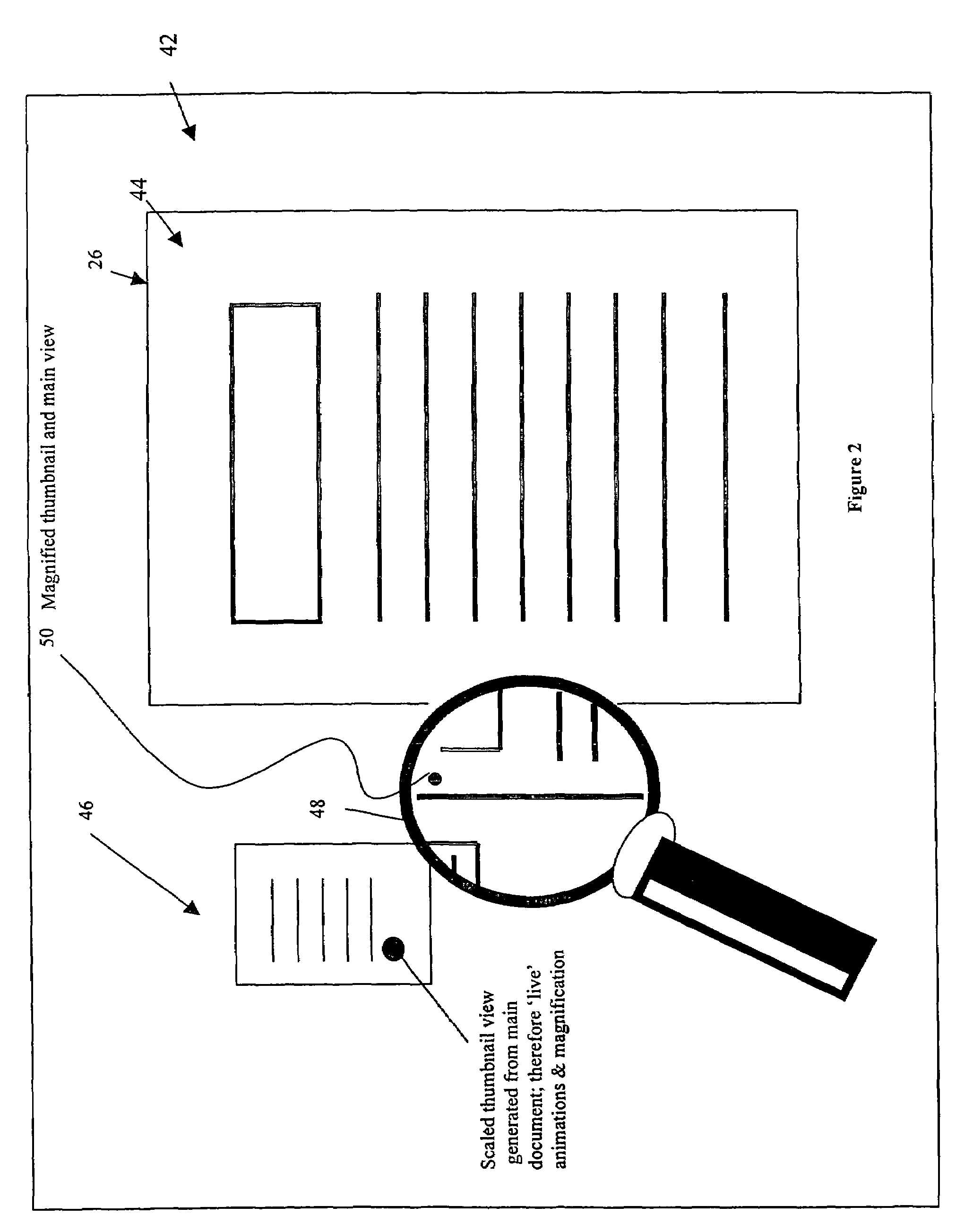 User interface systems and methods for viewing and manipulating digital documents