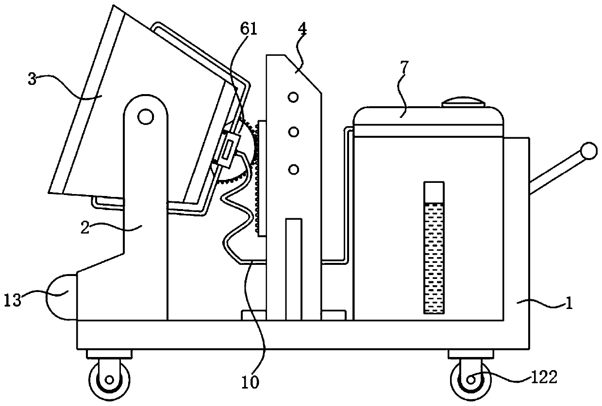 Method and device for dust removal in tunnel construction