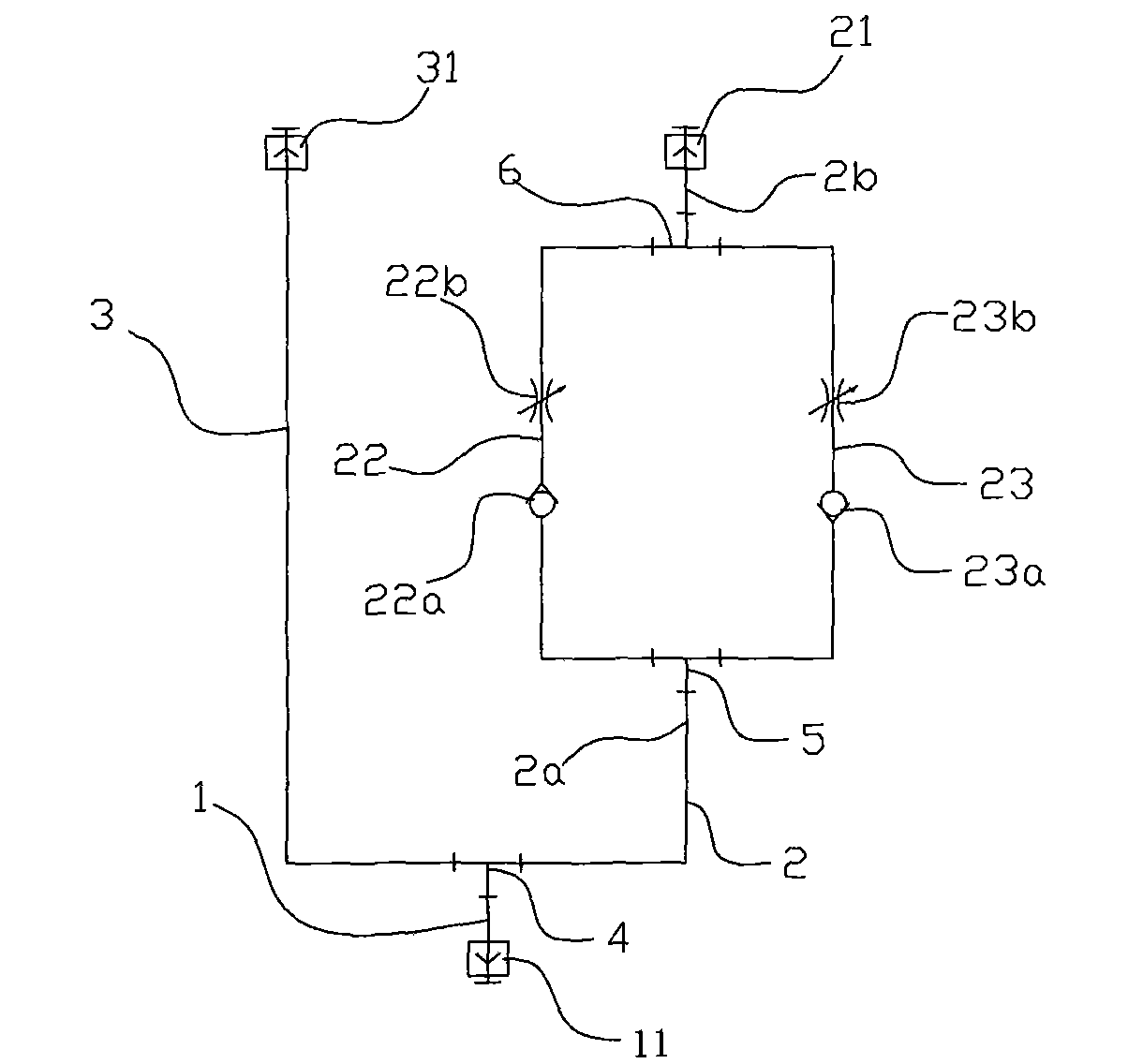 Double-lumen catheter device capable of adjusting single-pulmonary ventilation volume and positive airway pressure