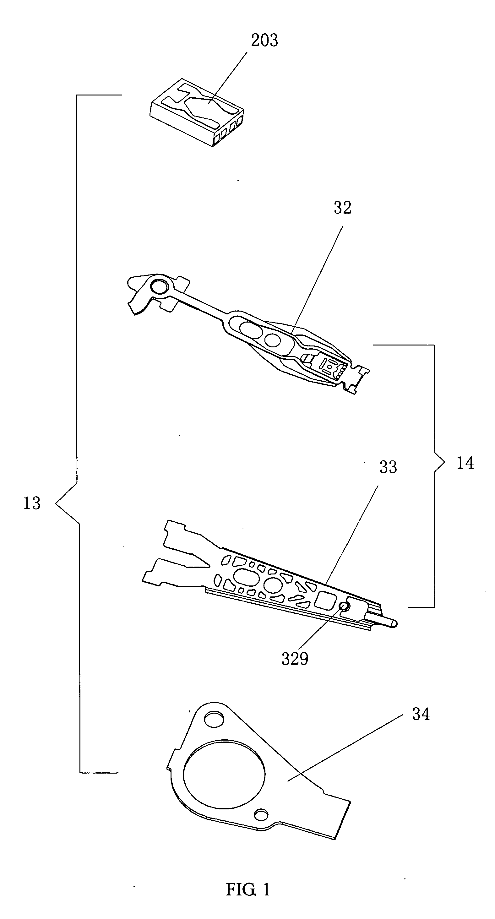 Head arm assembly, head stack assembly and disk drive unit using the same