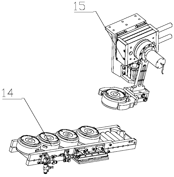 Pole case assembly system and motor rotor production equipment