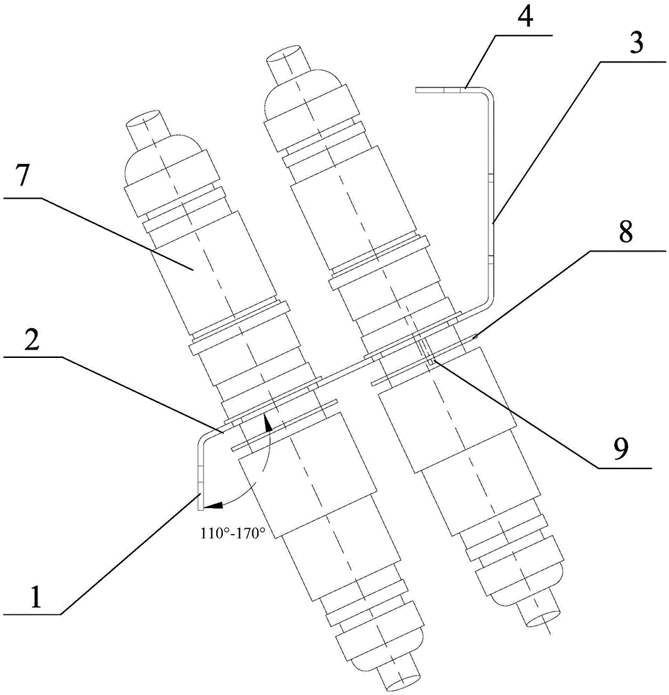 A jumper connection device for a vehicle