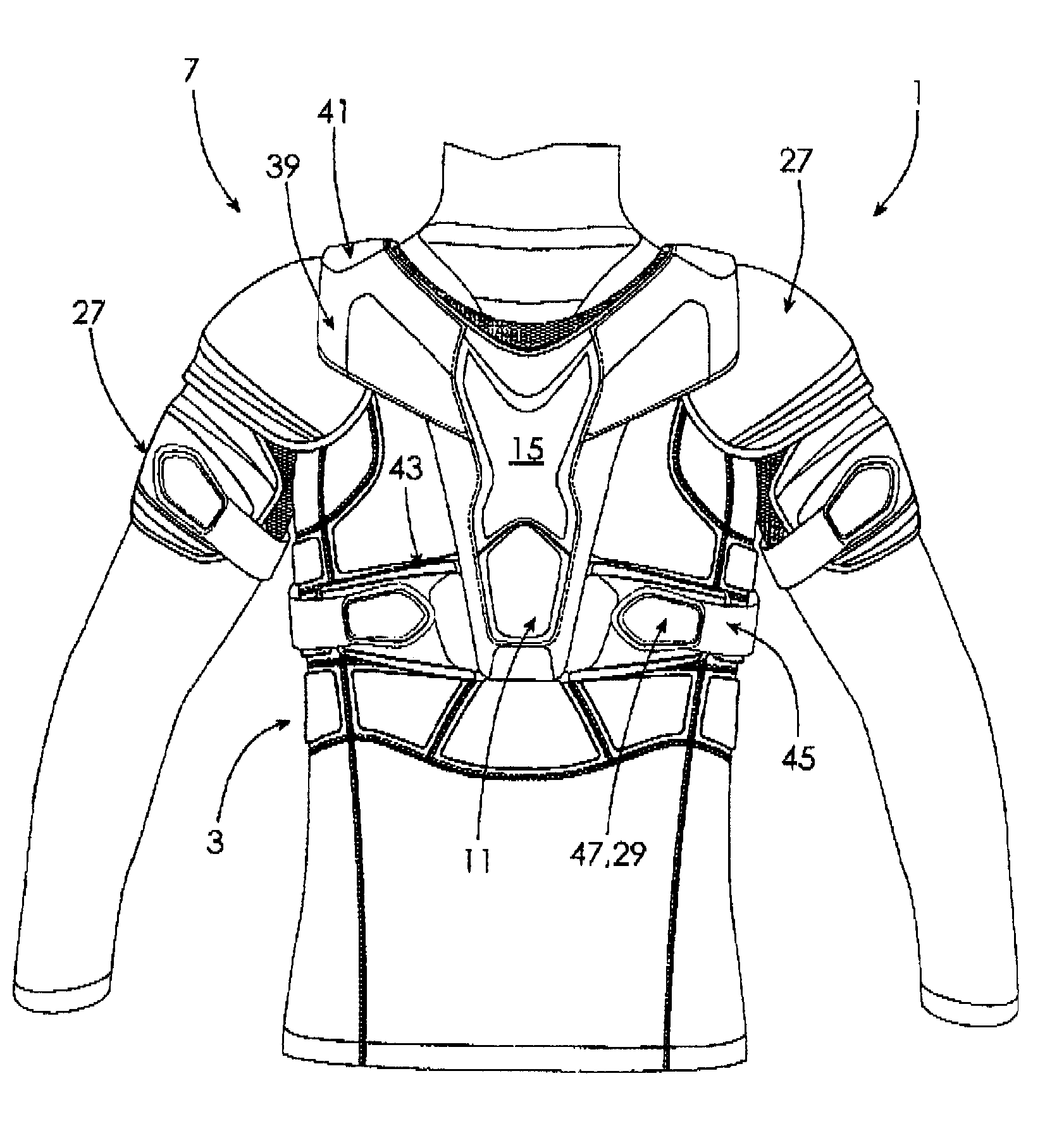 Complementary and adjustable protective system