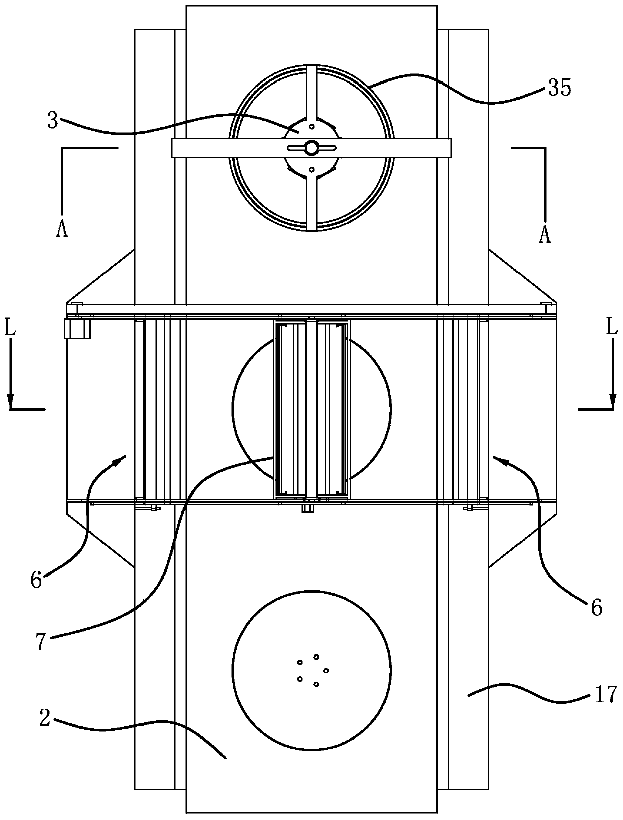 Wheel hub cover packaging robot