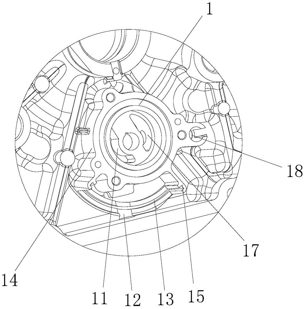 Gasoline engine pressure lubrication system and its gasoline engine