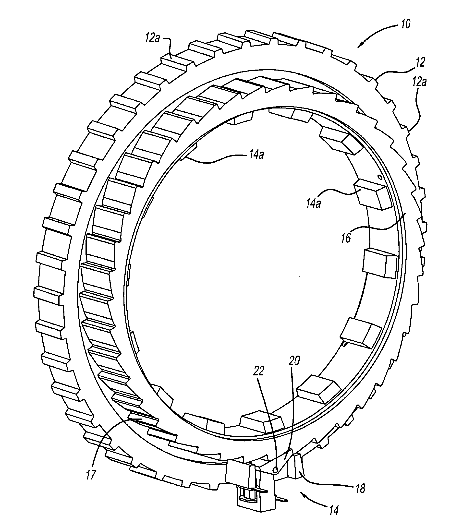 Electric actuator module for selectable clutch